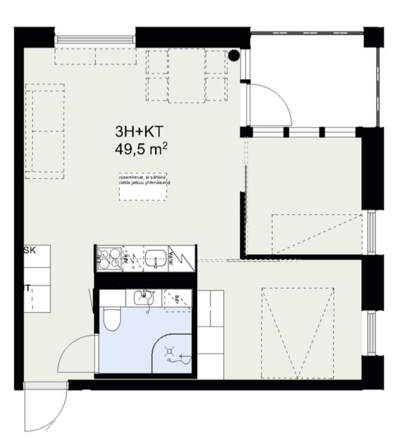 Nordica Central Apartment Rovaniemi Dış mekan fotoğraf